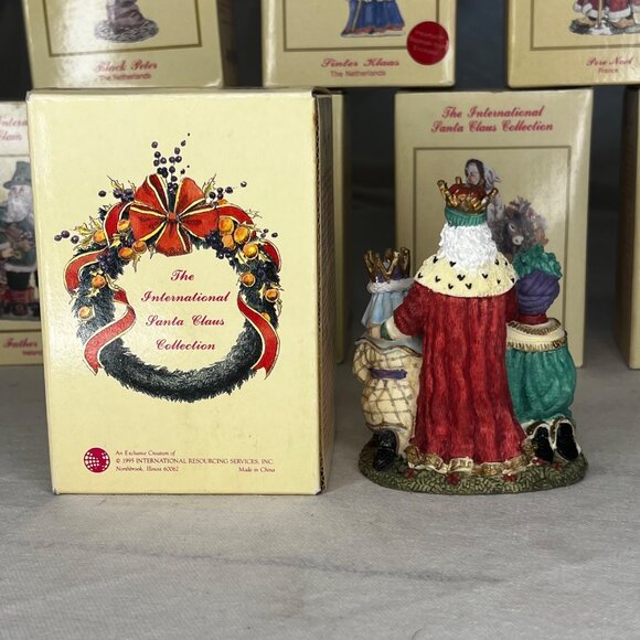 The International Santa Claus Collection The Three Magi Spain Figurine 1995 - Picture 6 of 16